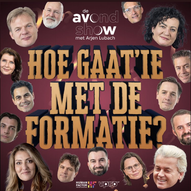 De Avondshow met Arjen Lubach — Hoe gaat ‘ie met de formatie?